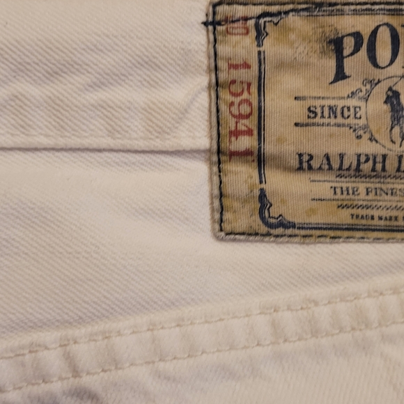 Polo Ralph lauren white Jeans size 35x30 - Picture 12 of 14